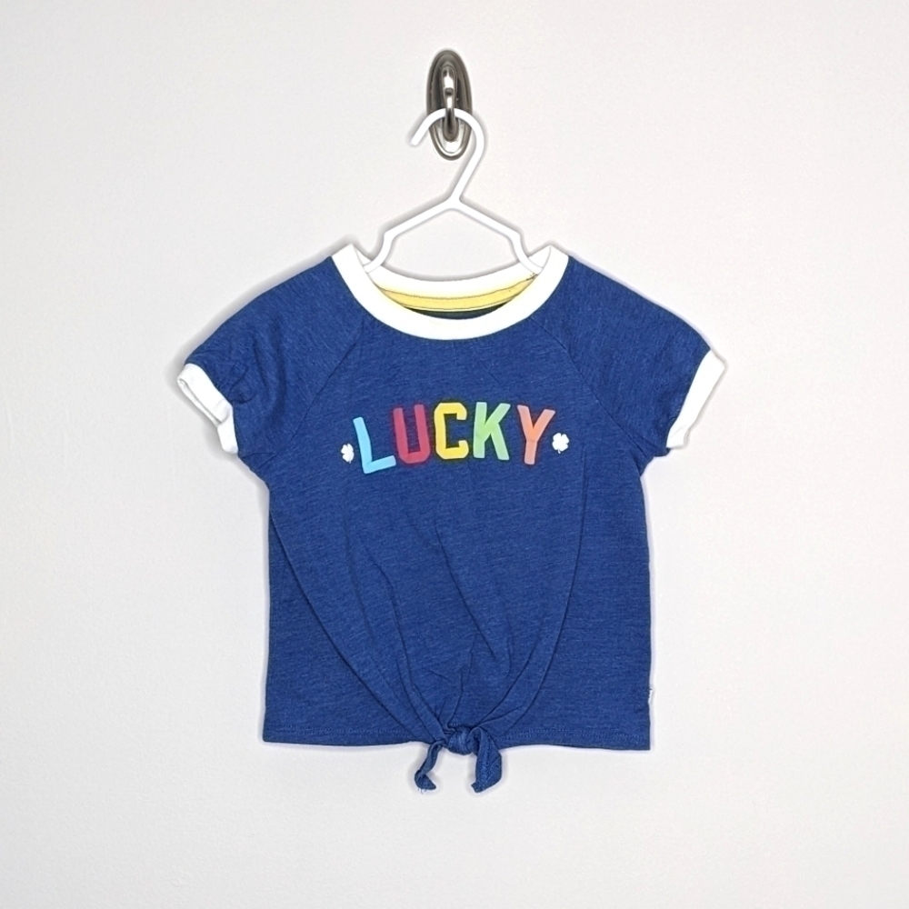 Lucky Brand Rainbow Shamrock St Patty's Day Lucky Shirt 3T